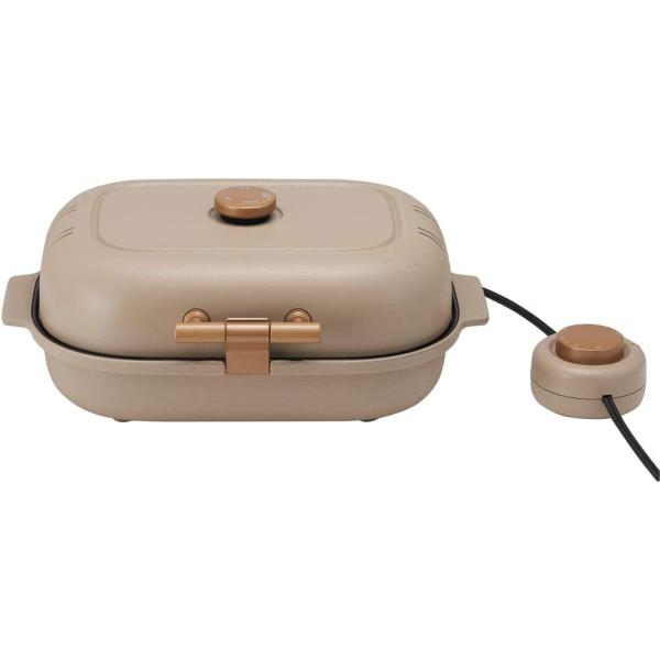 ドウシシャ ピエリア 焼き芋メーカー 備長炭入りプレート 最長60分タイマー付 平面プレート付 WFV-102T
