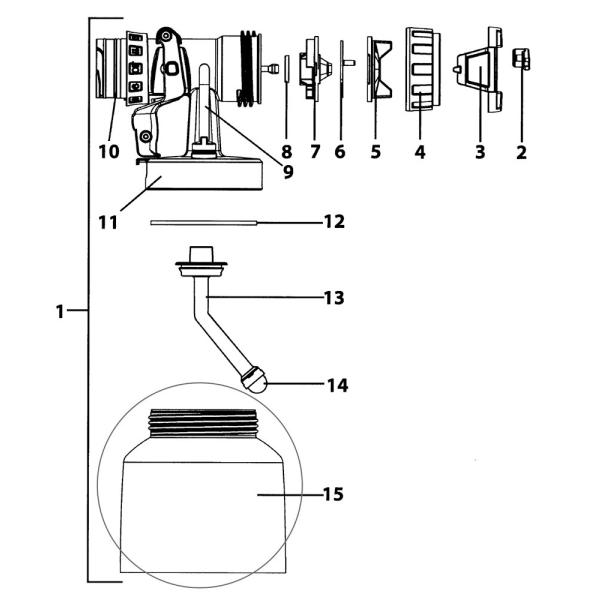 �y�R���e�i�̂݁z ���O�i�[ FLEXIO PRO�p �t�@�C���X�v���[�A�^�b�`�����g&amp;�X�^���_�[�h�X�v���[�A�^�b�`�����g�p   FC3500