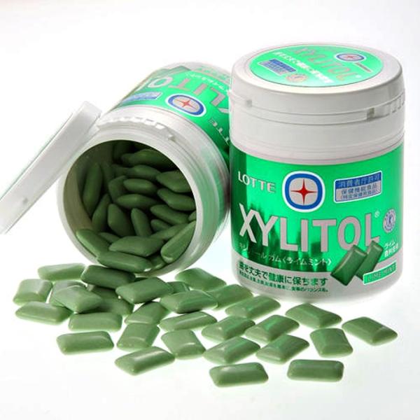 LOTTE★キシリトール ガム★ライムミント★シリーズ最大 大容量290g メガボトル★ロッテ XYLITOL LIME MINT