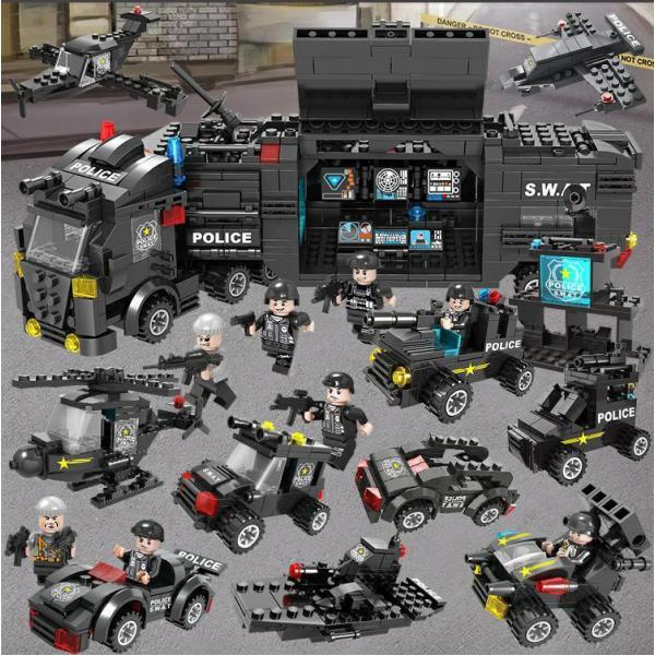 送料無料 LEGO レゴ　互換 ミリタリー　27種類に変形 フォートナイ警察SWATモデル　 知育玩具　誕生日プレゼント警察