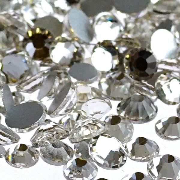 高品質 クリア クリスタルガラスラインストーン小分け6サイズ