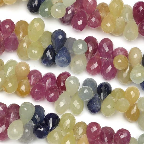 マルチカラーサファイア ドロップカット 7〜10mmの魅力と使い方