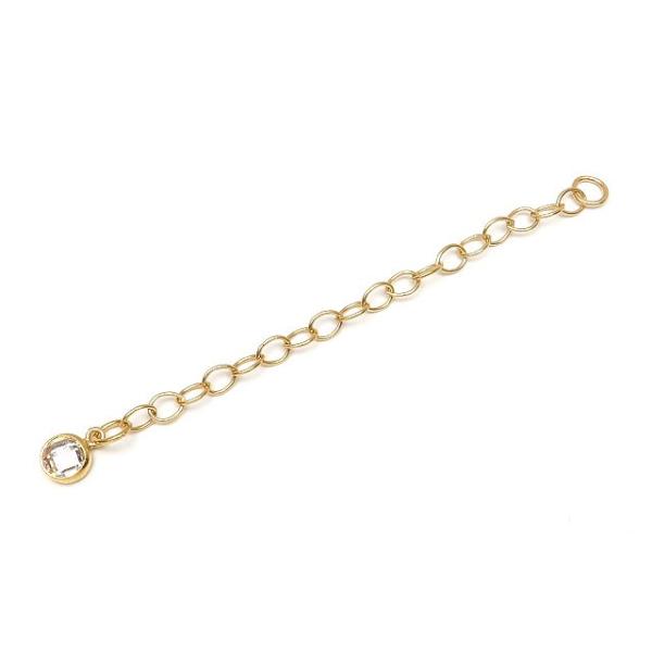 14KGF アジャスター CZチャーム付[1コ販売] / 14K-555TMG