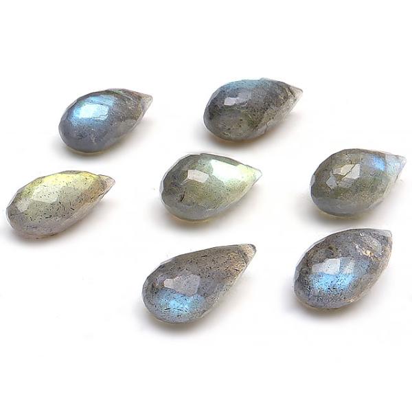 粒販売 ラブラドライト ドロップカット 13〜14mm 4粒販売 / T033 LB14DP