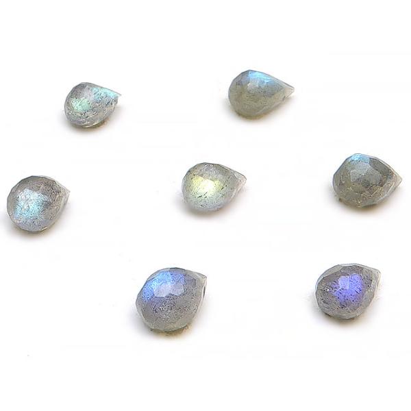 粒販売 ラブラドライト ドロップカット 7〜8mm 12粒販売 / T054 LB8DP