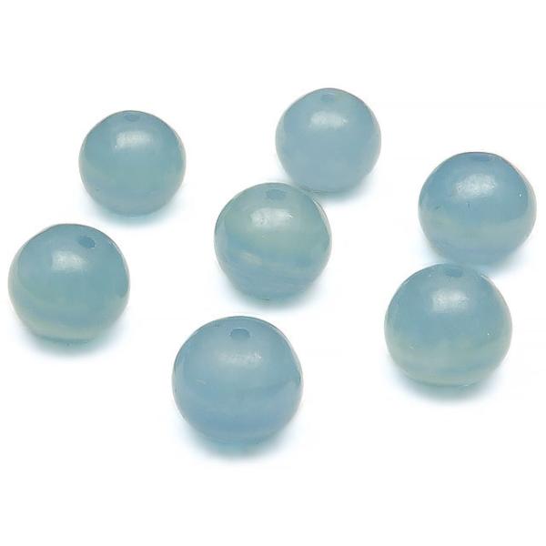 粒販売 ブルーカルサイト 丸玉 8mm No.2 3粒販売 / T077 KS8BU2