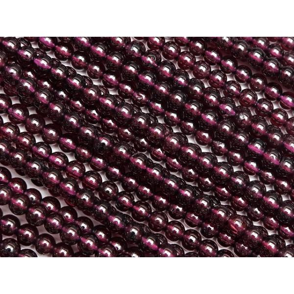 ロードライトガーネット 丸玉 3mm【1連販売】 / 7-12 GN3M : 天然石