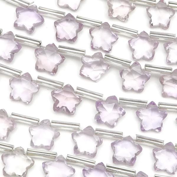 ピンクアメジスト スターカット 8mm【1連販売】 / 9-129 AM8ST-X