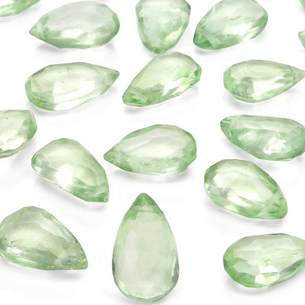粒販売 ブラジル産 グリーントパーズ ペアシェイプカット 10×6mm【2粒販売】 / T021 TP10PS