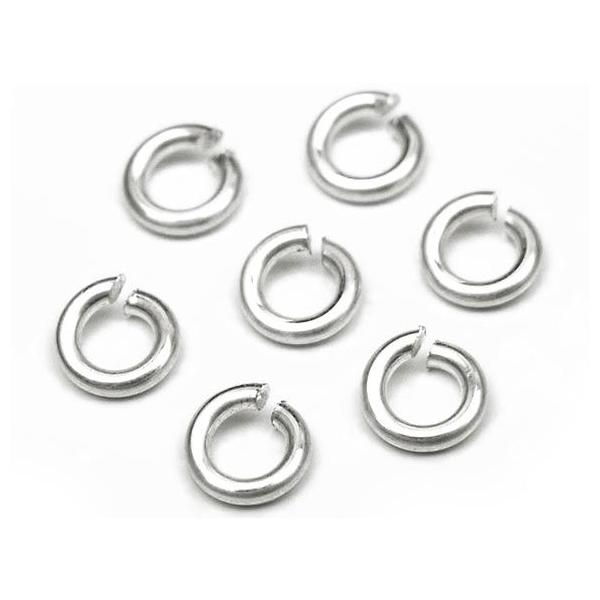 SILVER925 丸カン 太さ 0.6mm×サイズ 3mm[10コ販売] / SV-MC1