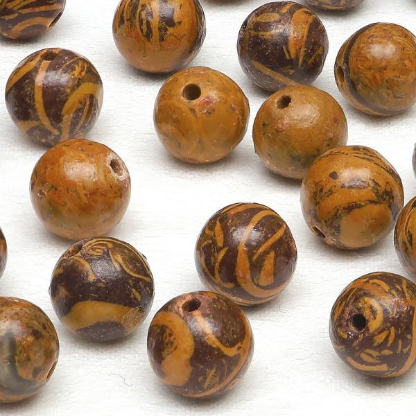 粒販売 エレファントスキンジャスパー 丸玉 6mm【20粒販売】 / X316