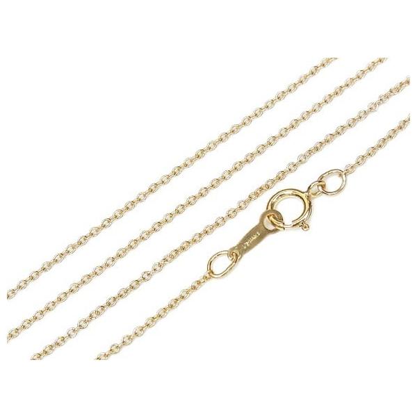 14KGF ネックレス あずきチェーン1.1mm 50cm[1コ販売] / 14K-CH6