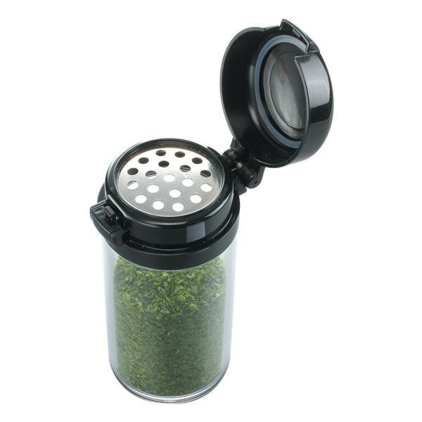 サイズ/約高さ13.2cm直径：約8cm穴の直径：１個約0.4cm重量/約120g容量/約220ml内容量/1個材質/本体 AS樹脂（耐熱温度：80度）・パッキン：シリコン樹脂（耐熱温度：120度）フタ・プッシュボタン：ポリプロピレン（耐熱...