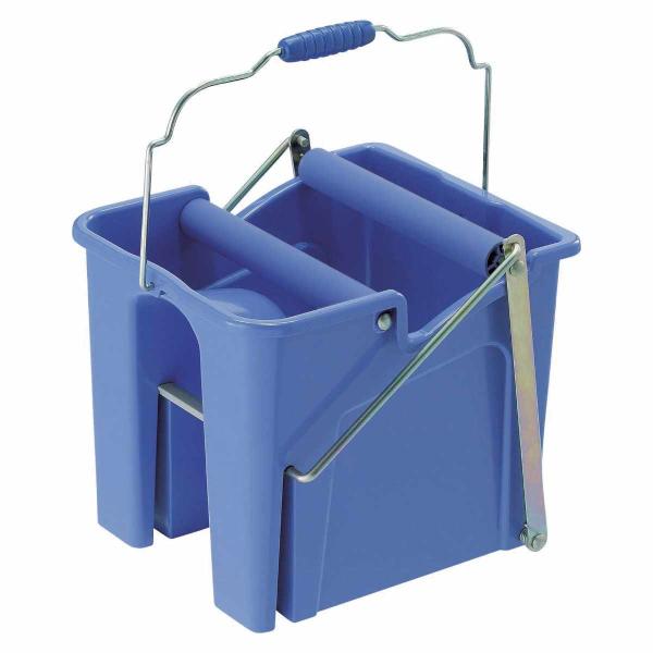 サイズ/約幅31×奥行36×高さ29.5cm（タンクのみ）重量/約2.8kg容量/約14L内容量/1台材質/タンク・ペダル：ポリプロピレンローラー：PVC構成部品：スチール●楽な姿勢でモップを絞ることができるスクイザーです。●ペダルを踏むと...