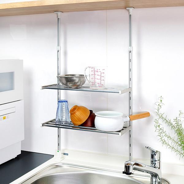 食器棚 キッチンボード 2段 水切り ラックの人気商品・通販・価格比較 