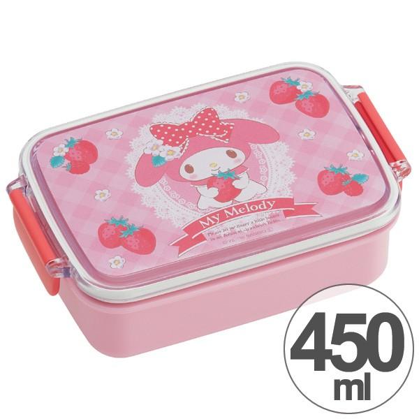 sanrio（サンリオ） お弁当箱 角型 マイメロディ いちごロリータ 450ml