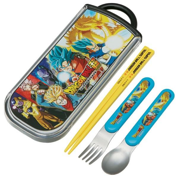 トリオセット 箸・フォーク・スプーン ドラゴンボール超 スライド式