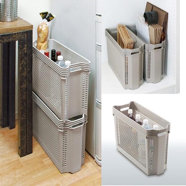 ストッカー スリム 深型 幅19 奥行50 高さ35cm コロ付き バスケット カゴ 日本製 同色4個セット 隙間収納 隙間 すき間収納 収納 Buyee Buyee Japanese Proxy Service Buy From Japan Bot Online