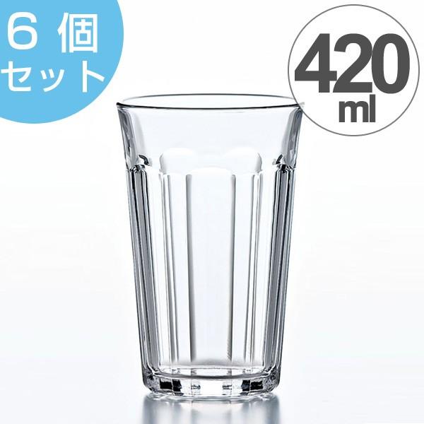 東洋佐々木ガラス ガラス コップ ハイボールグラス タンブラー 420ml 6