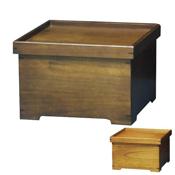 木目の美しい木製箱膳（箱型のお膳）です。箱に入れて持ち運び、箱から出して、蓋に載せて、お使い頂けます。小さめの座卓としても利用できます。【商品詳細】 サイズ/本体：約幅34×奥行34×高さ22cm 内寸：約幅29.5×奥行29.5×高さ17...