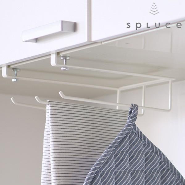 戸棚下収納 Spluce 吊棚タオルハンガー キッチン 収納 吊り戸棚収納 キッチン収納 お弁当グッズのカラフルボックス 通販 Yahoo ショッピング