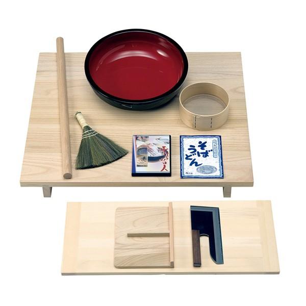 手打ち名人/ 手打ち蕎麦道具セット そば打ち道具 手打ち名人セット 名人解説DVD付き （ 蕎麦打ち 蕎麦作り