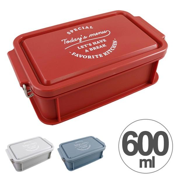 弁当箱 1段 TODAY'S MENU 仕切り 600ml （ お弁当箱 ランチボックス