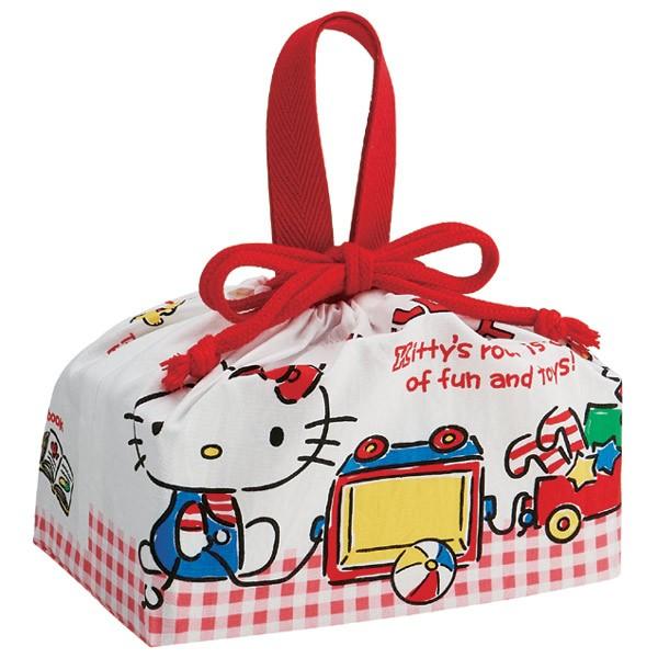 お弁当袋 ランチ巾着 ハローキティ ギンガムチェック 子供用 キャラクター 給食袋 ランチボックス巾着 子供用お弁当袋 2316 お弁当グッズのカラフルボックス 通販 Yahoo ショッピング