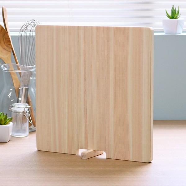 まな板 四角いひとり立ち 国産ひのきのまな板 30×30cm 当店オリジナル