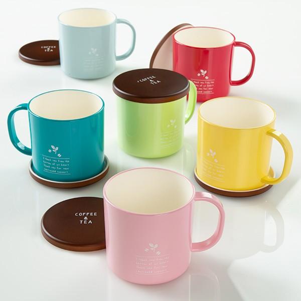 マグカップ フタ付 350ml Cafe Time マグ コップ 合成漆器 日本製 電子レンジ対応 食洗機対応 大きい 割れにくい 2415 お弁当グッズのカラフルボックス 通販 Yahoo ショッピング