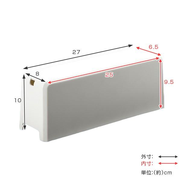 ケーブルボックス タップ 長さ22.5cm 対応 かぶせるだけ タップ収納 