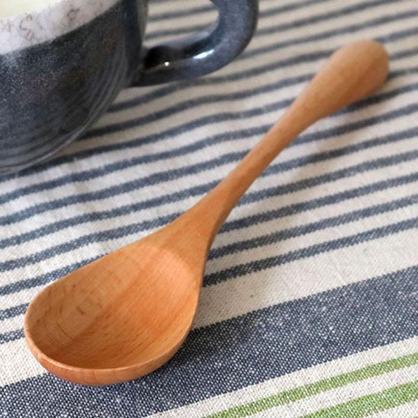 スプーン 木 長さ17cm L knob 木製 カトラリー 食器 （ 木製スプーン