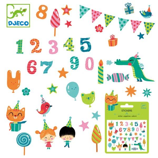 シール バースデイ 子供 おもちゃ 知育 ジェコ Djeco ぷっくり 手紙 手帳 子ども キッズ お弁当グッズのカラフルボックス 通販 Yahoo ショッピング