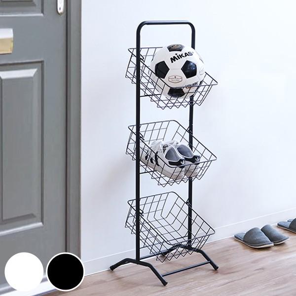 ワイヤーラック 3段 ラック かご スタンド 玄関収納 収納 小物入れ 収納ケース お弁当グッズのカラフルボックス 通販 Yahoo ショッピング