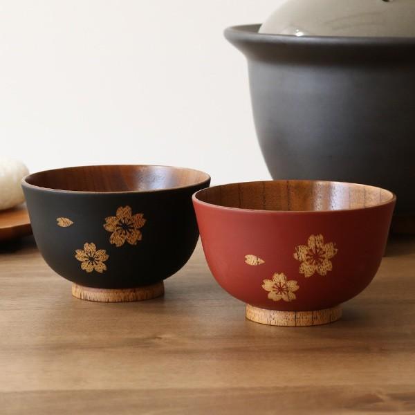 漆器　木製　もみじ桜彫　細工　茶碗　吸物椀　汁椀 5客　共箱 漆器木製もみじ桜彫細工茶碗吸物椀汁椀 5客共箱