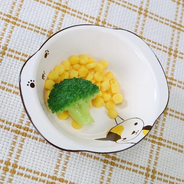 ボウル 15cm Helloあにまる ねこ スープ皿 食器 日本製 （ 電子レンジ対応 子供 食洗機対応 子供用食器 うつわ ）