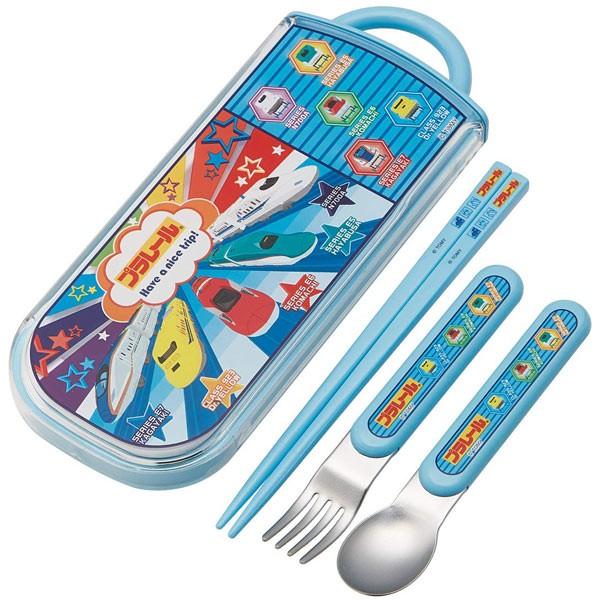 スケーター トリオセット 箸・フォーク・スプーン プラレール