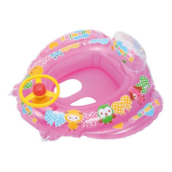 浮き輪 フロート 子供 足入れ チャームメイト ベビーボート ハンドル付き 浮輪 うきわ 子供用 お弁当グッズのカラフルボックス 通販 Yahoo ショッピング
