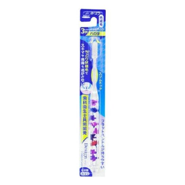歯ブラシ デザイン歯ブラシ フラワー ふつう 1本入 （ ハブラシ 手用歯ブラシ 歯磨き ）