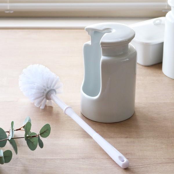 トイレブラシ ラシプーロ ケース付き 陶器 トイレ掃除 掃除用品 ブラシ お弁当グッズのカラフルボックス 通販 Yahoo ショッピング