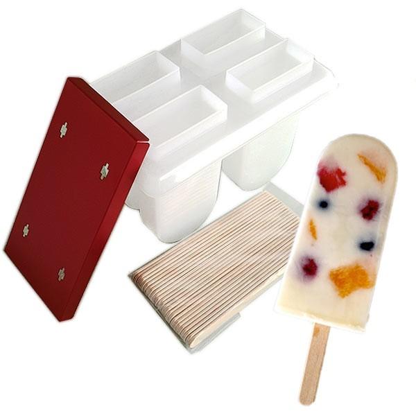 アイスキャンディーメーカー 4p アイス アルミニウム タイガークラウン アイスキャンディー メーカー 型 棒付き 3012 お弁当グッズのカラフルボックス 通販 Yahoo ショッピング