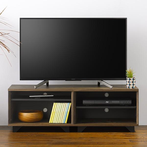 AVラック テレビボード オープンタイプ 分割式 インダストリアル調 幅