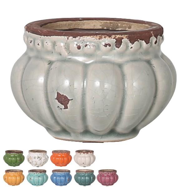 ダルトン DULTON フラワーポット プランプリー ポット かぼちゃ風