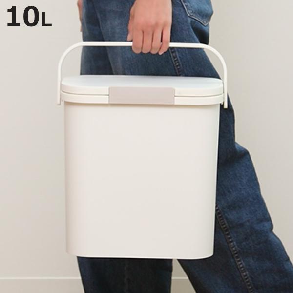 サイズ/約幅31.8×奥行18×高さ32.3cm重量/約1182g内容量/1個（容量：約10L）材質/本体・中容器・フタ・バックル・ハンドル：ポリプロピレン、パッキン：発泡ポリエチレン生産国/日本製●持ち運べる防臭ペールです。●ふたにパッキ...