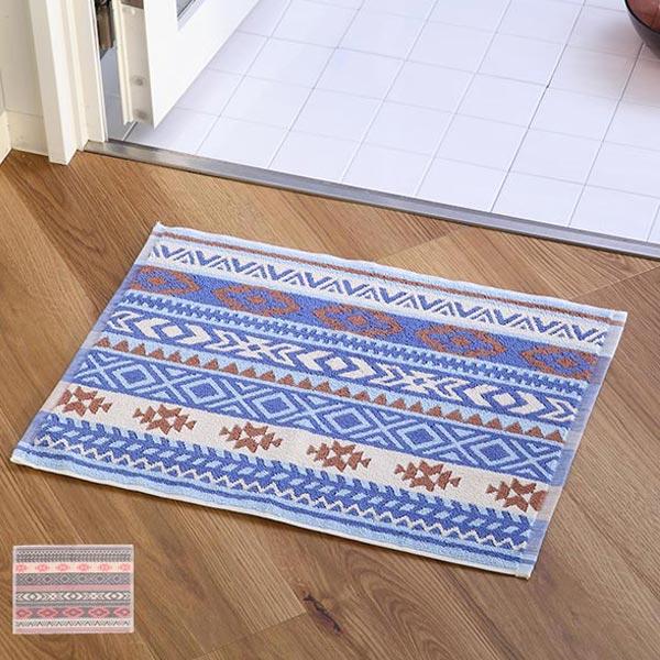 バスマット 45 60ｃｍ パレットジオメタリーバスマット タオル地 風呂マット お風呂マット 足ふきマット 36 お弁当グッズのカラフルボックス 通販 Yahoo ショッピング