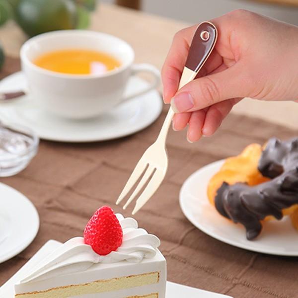 フォーク 15cm セーグル Seigle ケーキフォーク ステンレス製 ホーロー