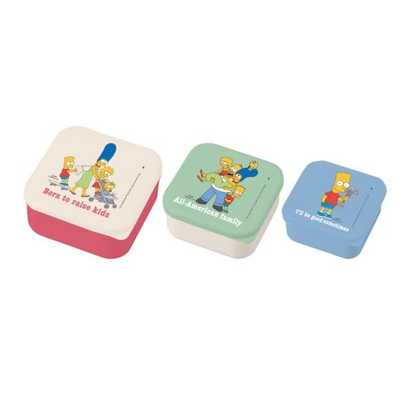 お弁当箱 シールランチボックス 3個セット THE SIMPSONS LIFE ランチ