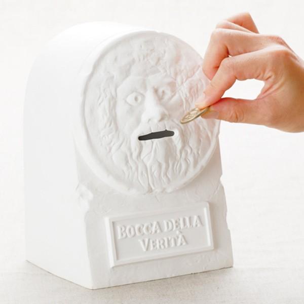 貯金箱 真実の口バンク 貯金 置物 インテリア お弁当グッズのカラフルボックス 通販 Yahoo ショッピング