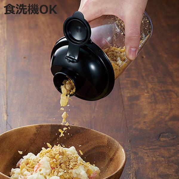 サイズ/約幅8.4×奥行8.4×高さ15.5cm重量/約140g内容量/1個材質/容器：AS樹脂削りプレート、ミルカップ：ABS樹脂フタ、キャップ：ポリエチレン生産国/日本製耐熱温度/80度食器洗い乾燥機/使用可能●スナック菓子の食感をプラ...