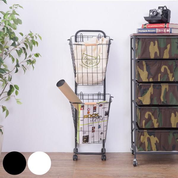 収納ワゴン バスケットワゴン キャスター付き バスケット収納 収納 ワゴン スチール 2段 バスケット ワイヤーバスケット お弁当グッズのカラフルボックス 通販 Yahoo ショッピング